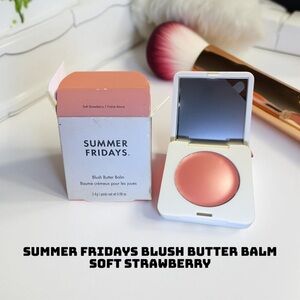Summer Fridays Blush Butter Balm - Soft Strawberry